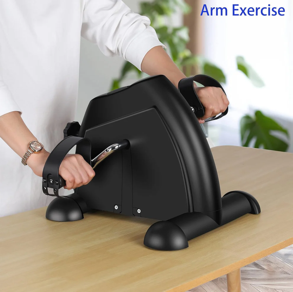 Portable Pedal Mini Exercise Bike for Cycling Exercise with Low - Med Resistance