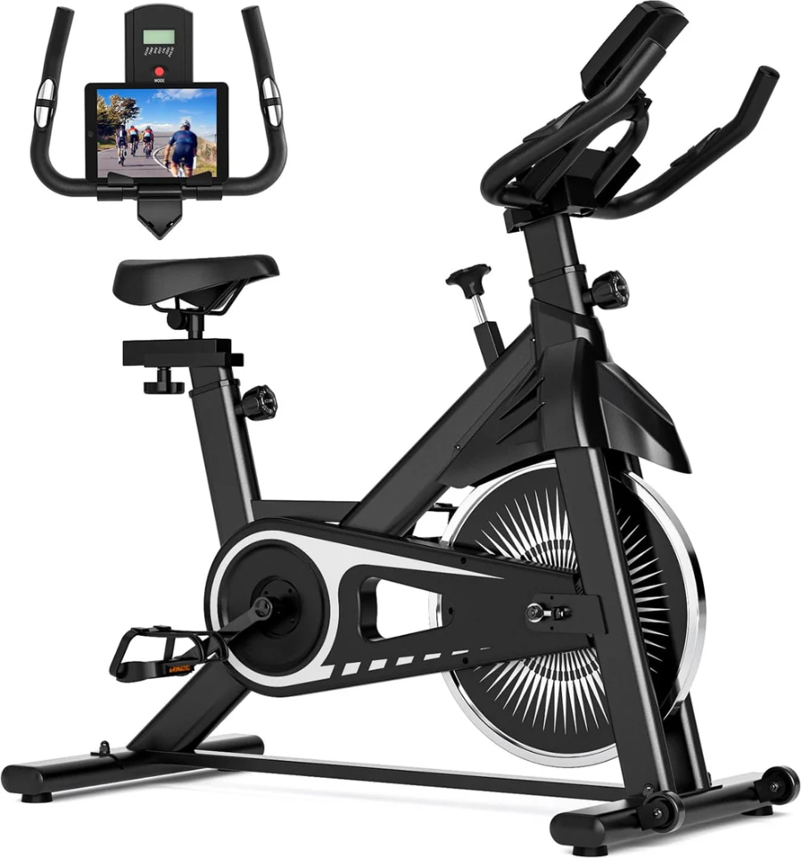 Indoor Stationary Exercise Bike for Home Cardio Workout - Bike with a 245 lbs. Weight Capacity