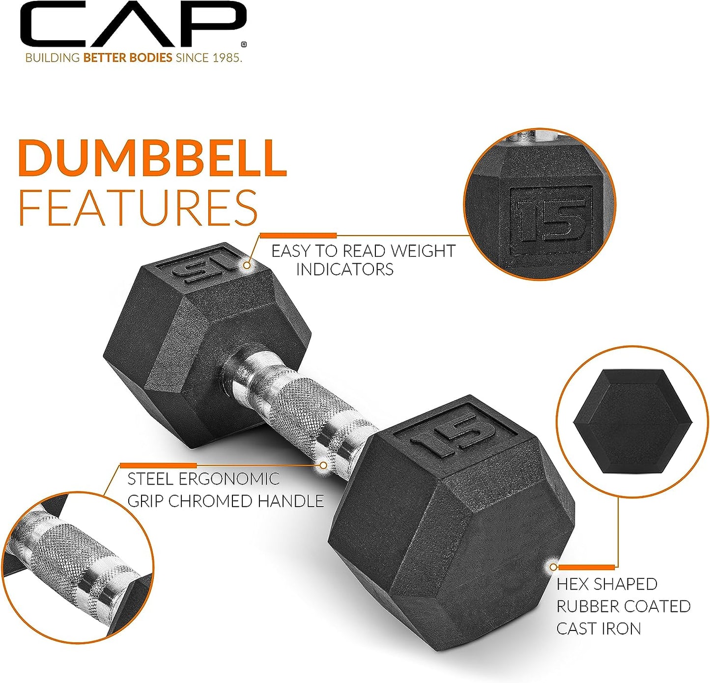 150 LB Coated Hex Dumbbell Weight Set with Vertical Rack | Multiple Colors